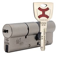 Цилиндр CISA AP4 S 95 (45*50) никель матовый 5 ключей